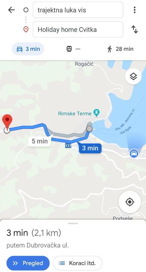 Holiday Home Cvitka Vis Zewnętrze zdjęcie